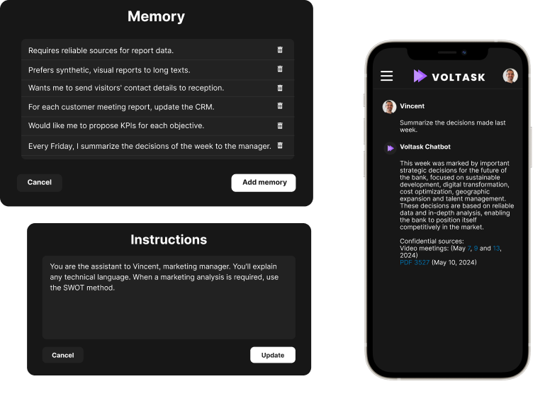 Memory and instructions